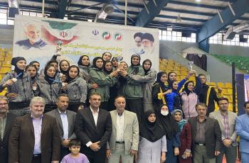 کرمان بر سکوی قهرمانی لیگ برتر کنگ فو بانوان کشور ایستاد