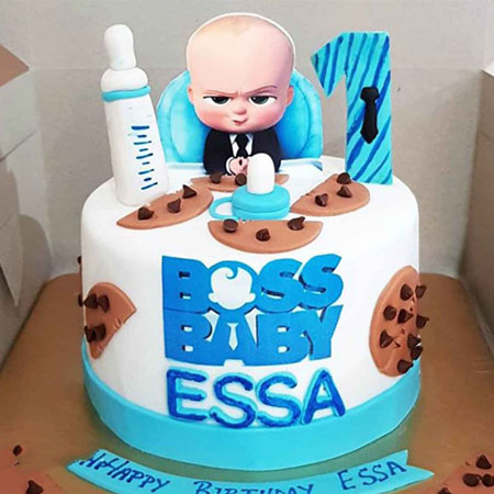کیک با تم بچه رئیس,مدل های کیک با تم بچه رئیس,انواع کیک با تم تولد بچه رئیس