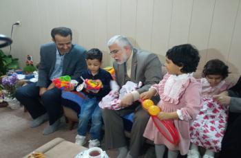 استاندار گلستان در مرکز نگهداری کودکان تحت پوشش بهزیستی حضور یافت