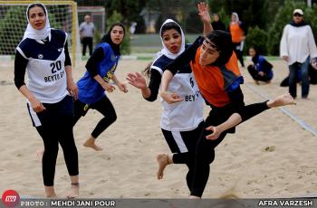 تصاویر | مسابقات هندبال ساحلی دختران هفته اصفهان